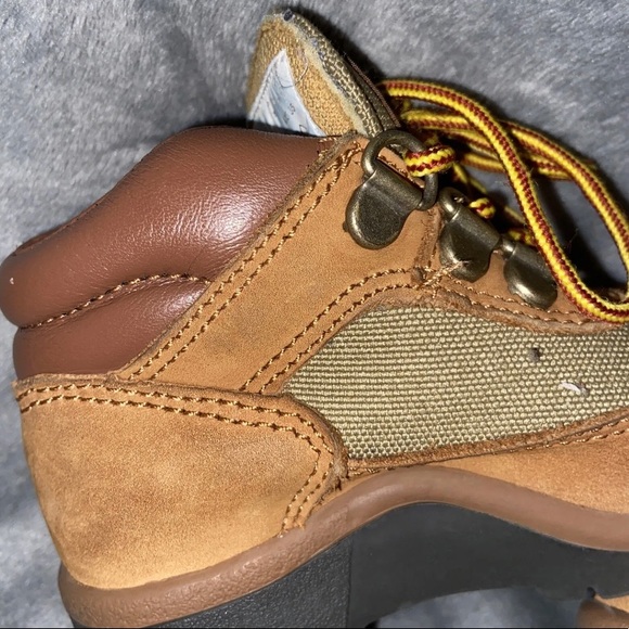Timberland Field Boots Infant Toddler Size 5 Brown Nubuck - Picture 7 of 11